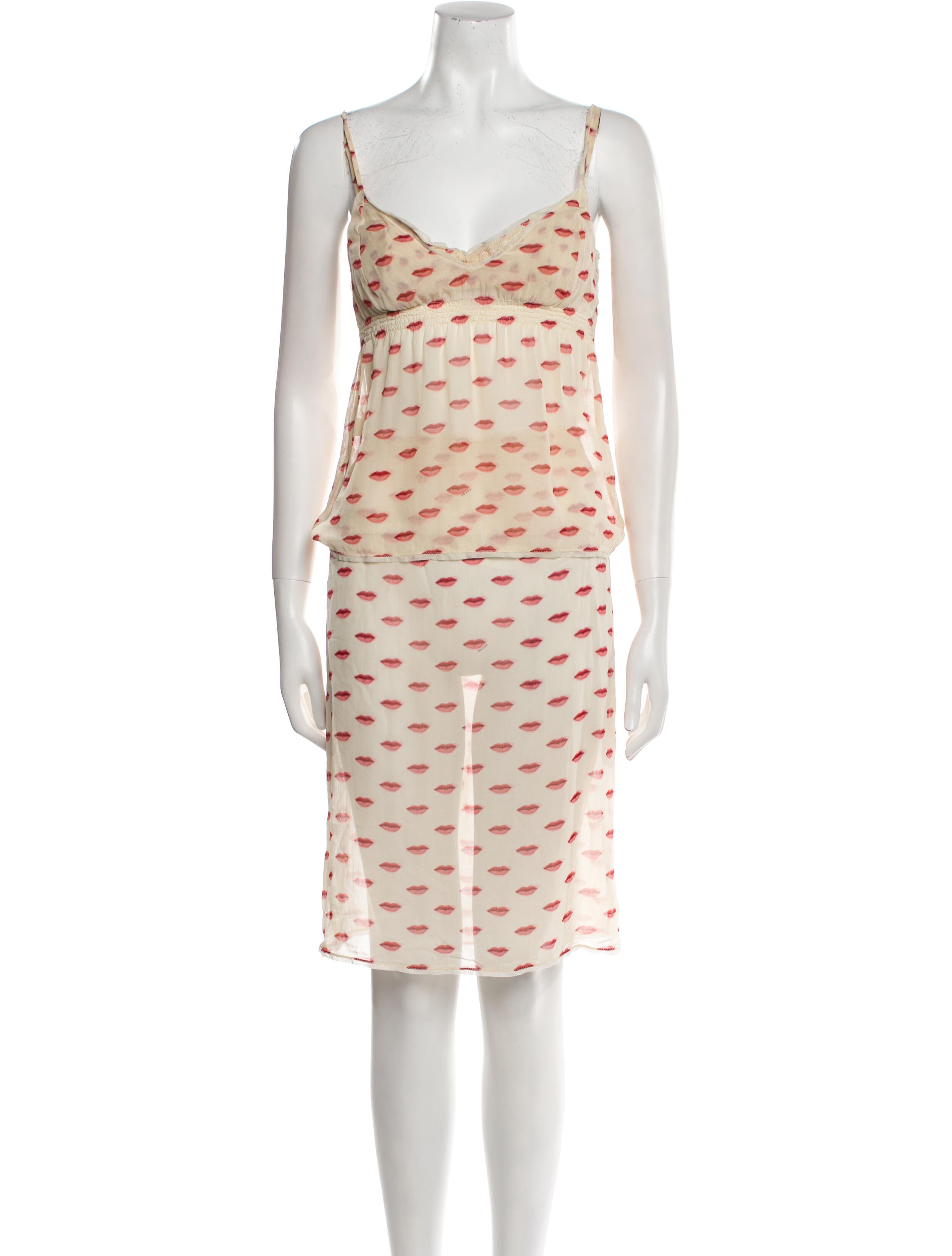 Prada Vintage 2000 Skirt Set