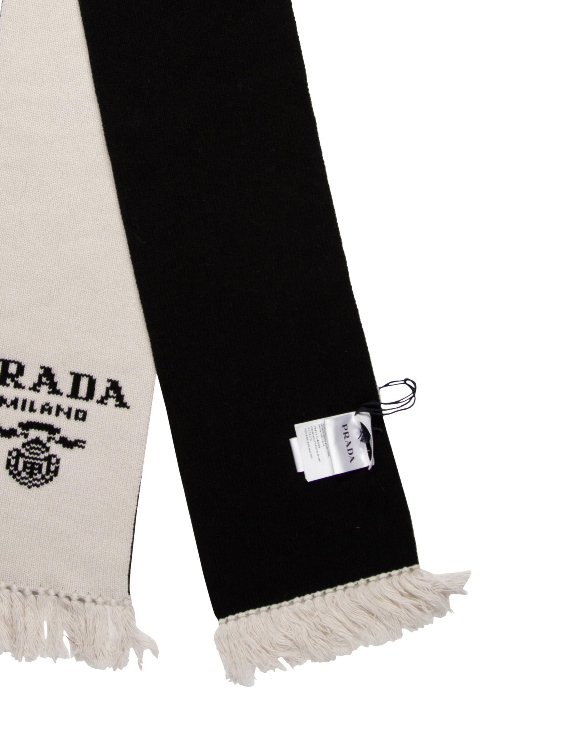 Prada Virgin Wool Printed Scarf