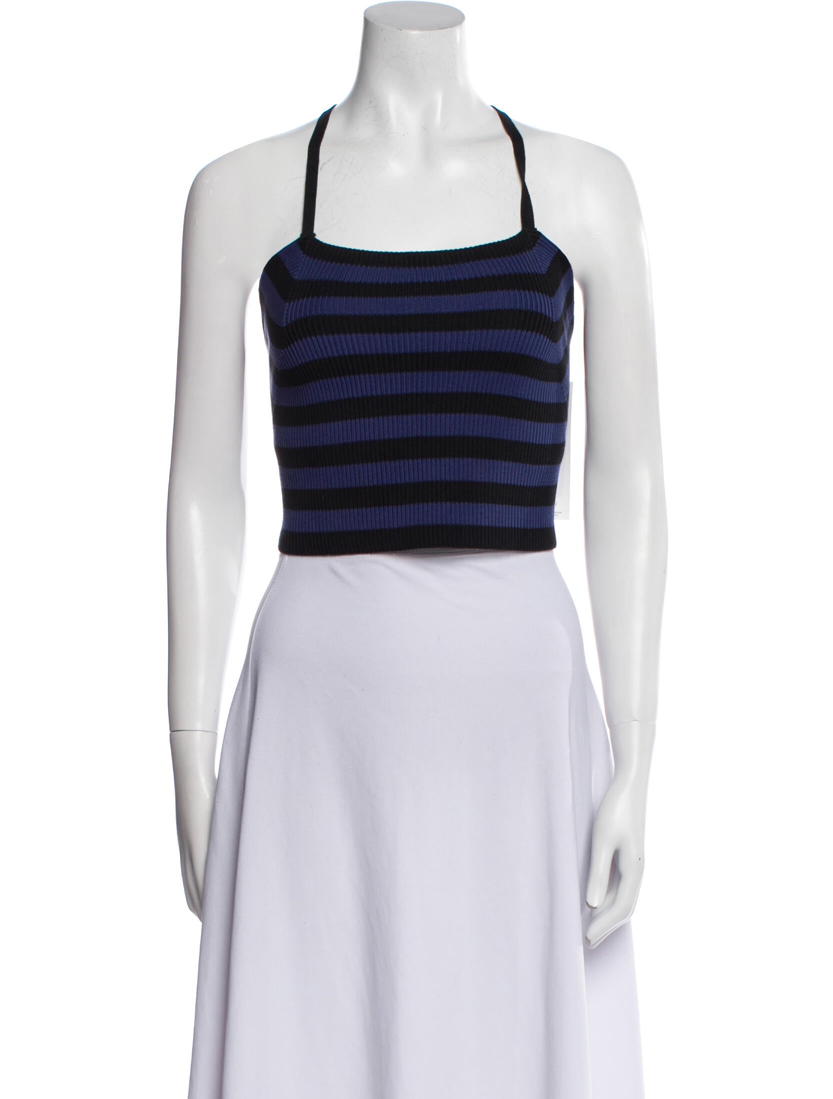 Prada 2011 Striped Crop Top