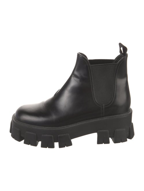 Prada Leather Chelsea Boots