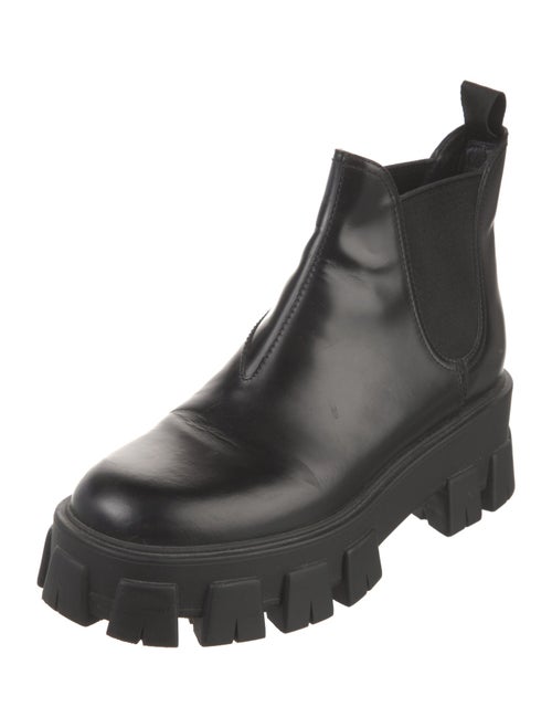 Prada Leather Chelsea Boots