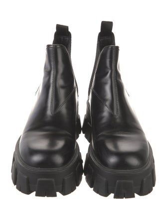 Prada Leather Chelsea Boots