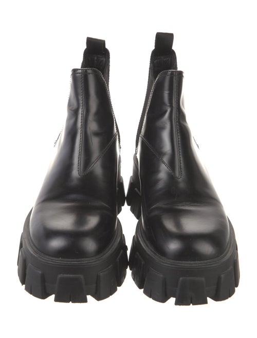 Prada Leather Chelsea Boots