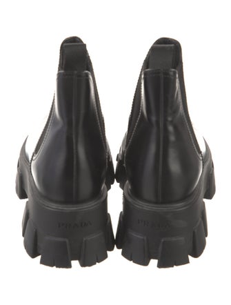 Prada Leather Chelsea Boots
