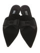 Prada Velvet Bow Accents Mules