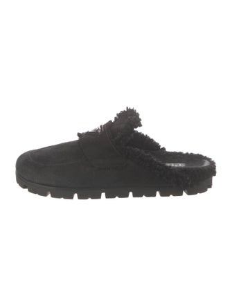 Prada Suede Mules