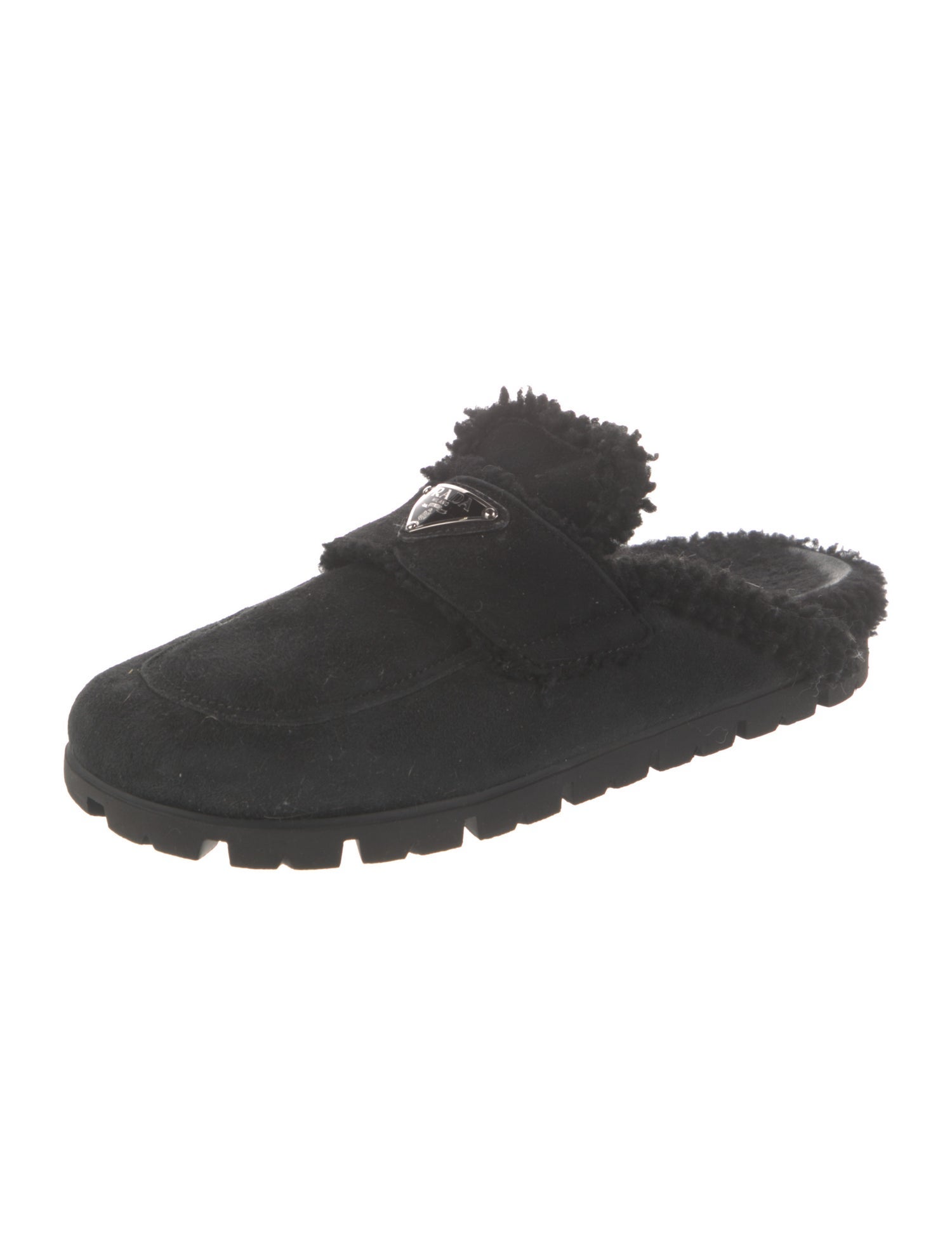 Prada Suede Mules