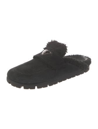 Prada Suede Mules