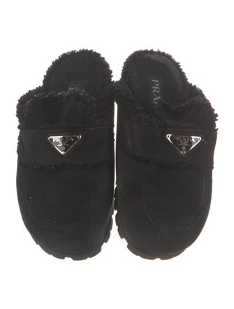 Prada Suede Mules