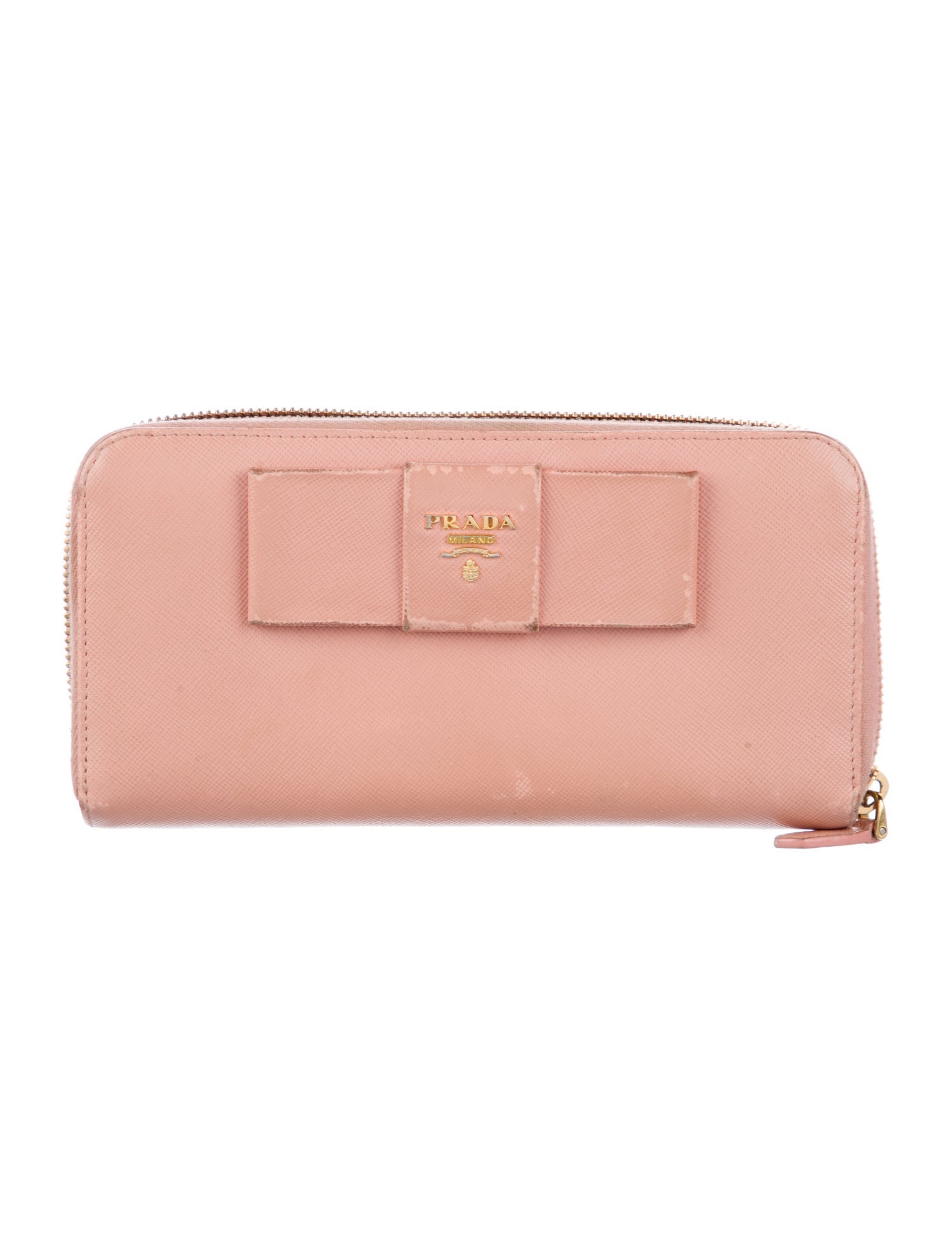 Prada Saffiano Lux Leather Continental Wallet