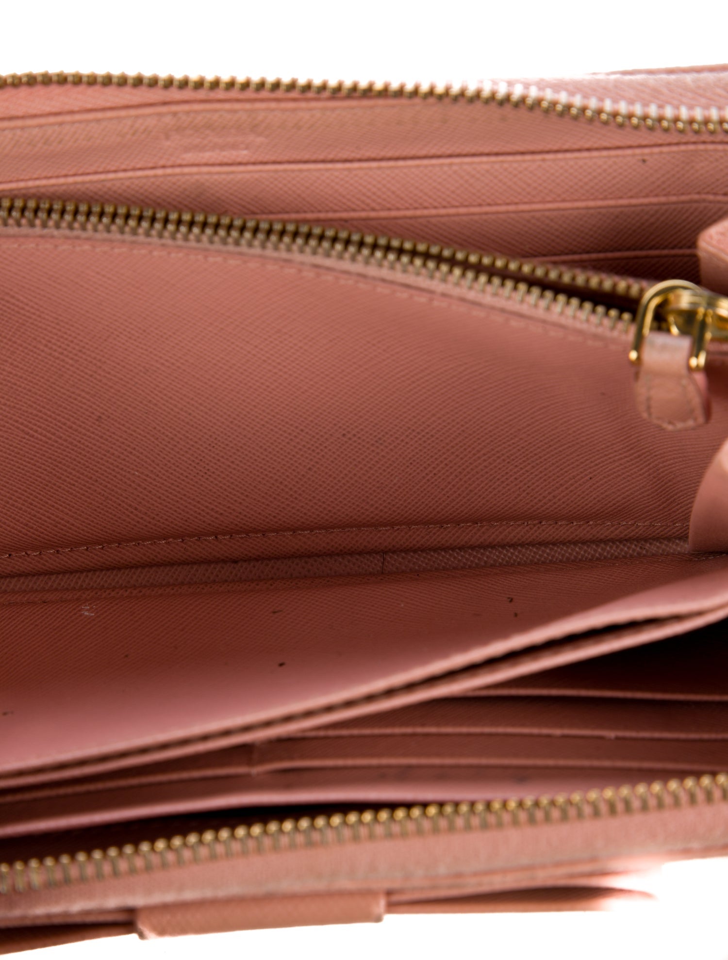 Prada Saffiano Lux Leather Continental Wallet