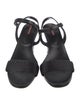 Prada Sport Leather Slingback Sandals