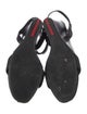 Prada Sport Leather Slingback Sandals