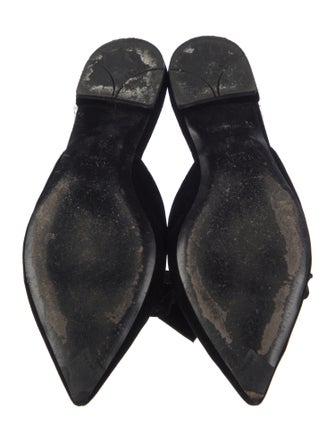 Prada Velvet Bow Accents Mules