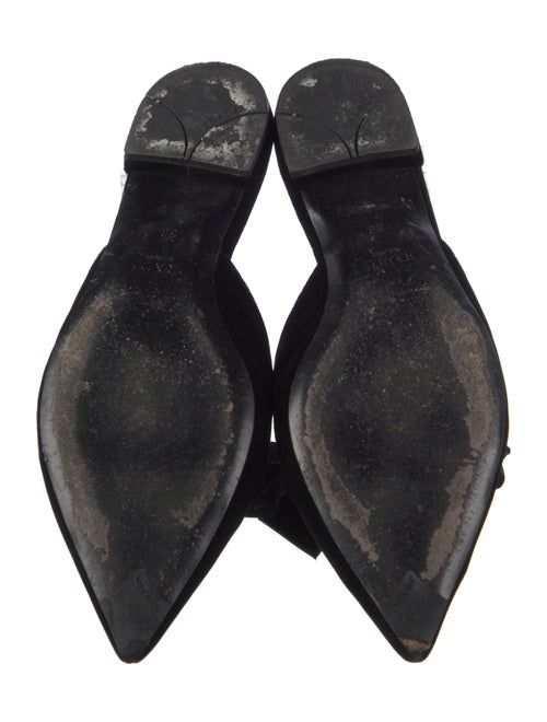Prada Velvet Bow Accents Mules