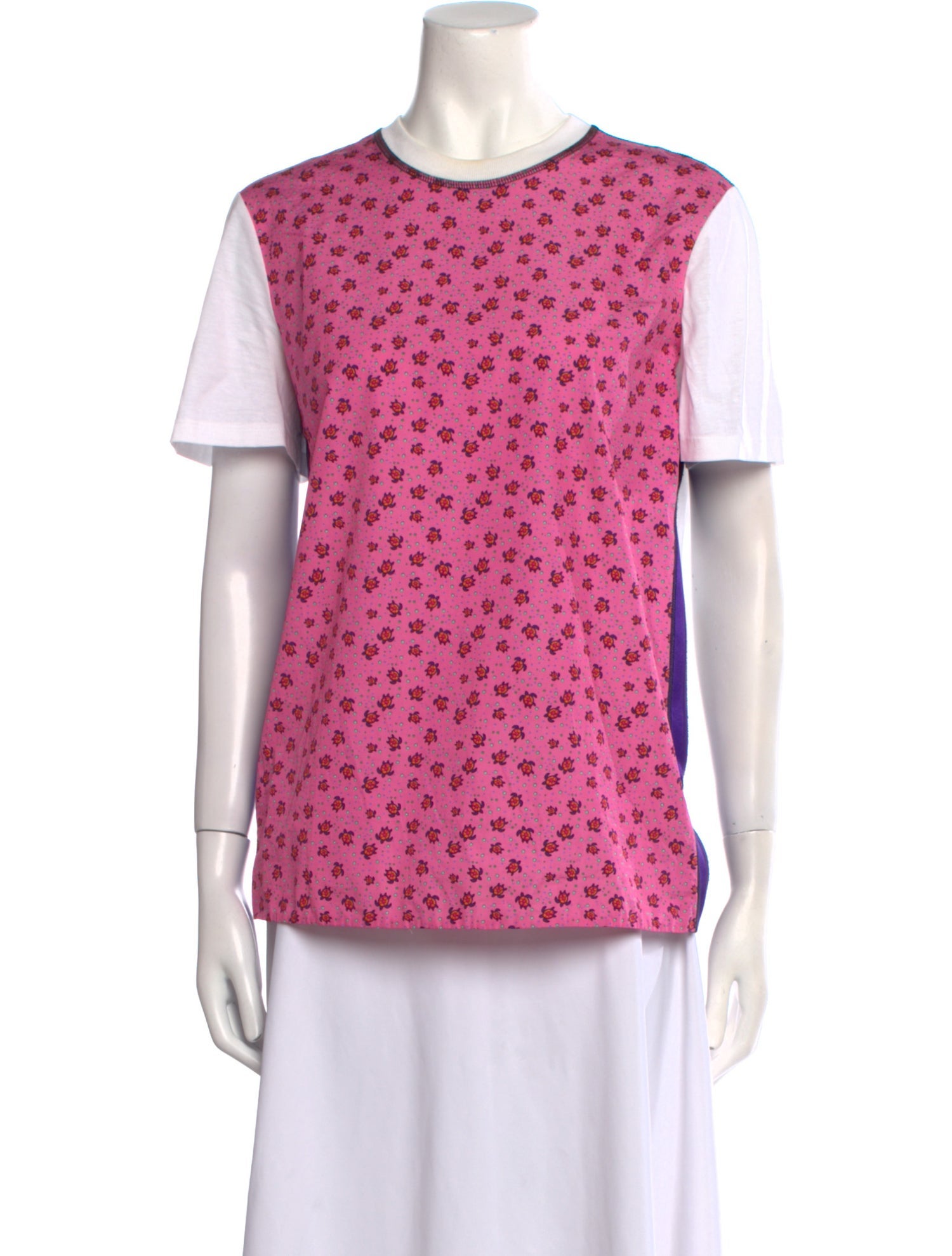 Prada 2017 Turtles Pattern T-Shirt