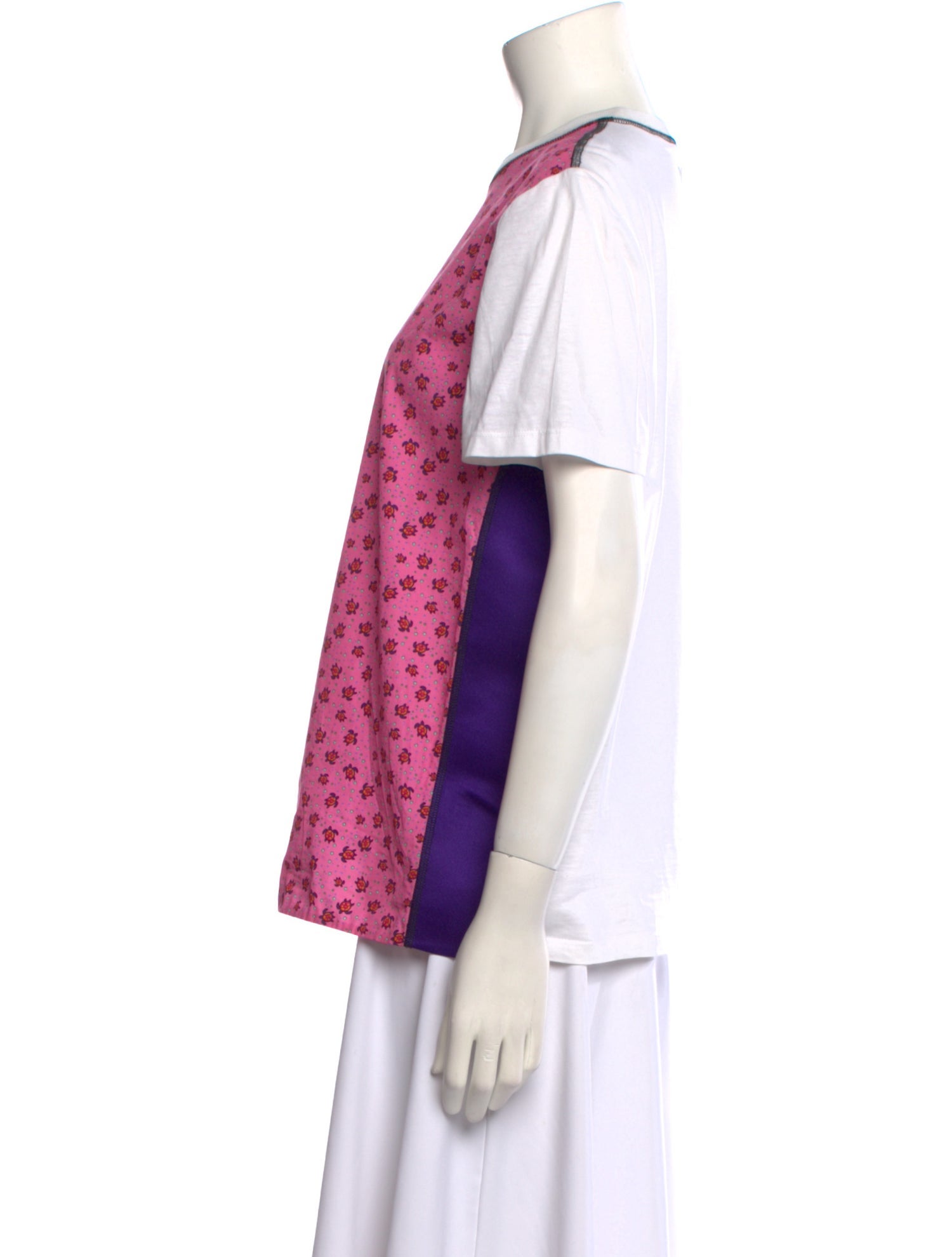 Prada 2017 Turtles Pattern T-Shirt