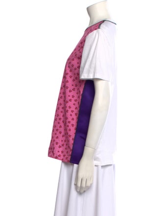 Prada 2017 Turtles Pattern T-Shirt