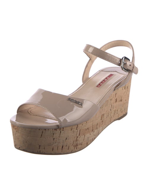 Prada Patent Leather Sandals
