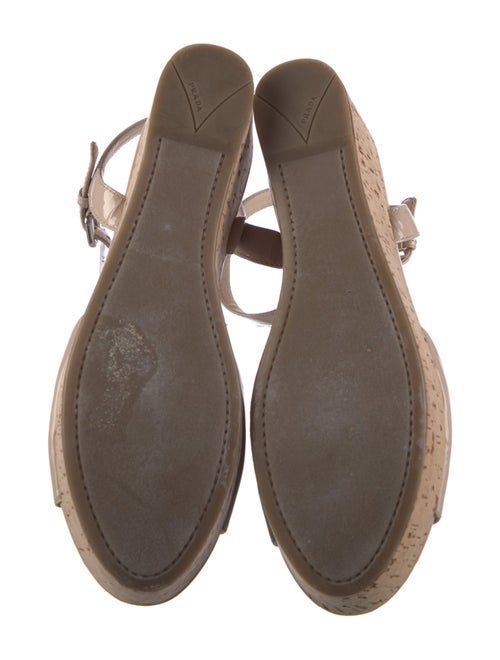 Prada Patent Leather Sandals