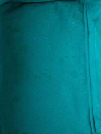 Prada Enameled Metal Triangle Weekender Bag