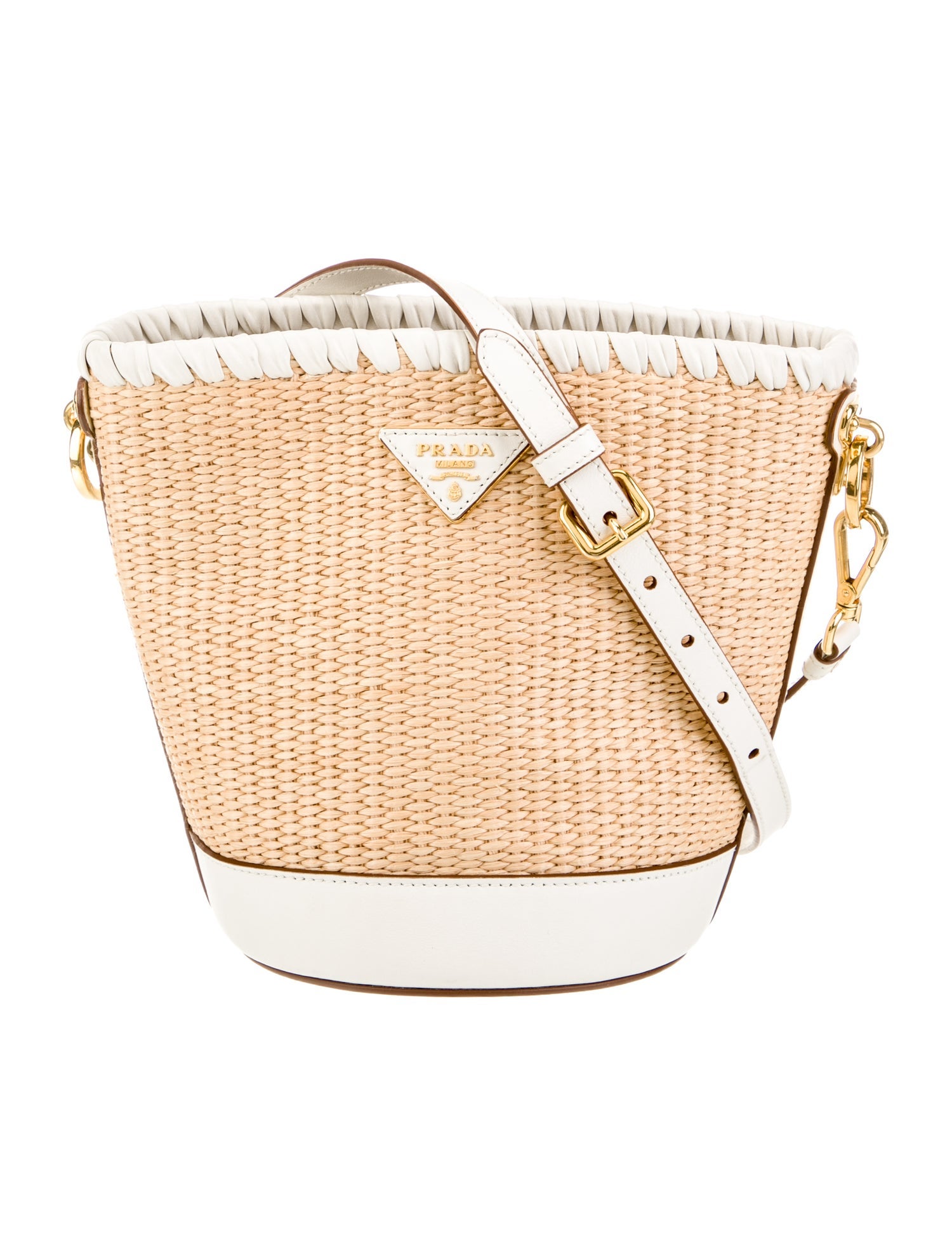 Prada City Calf Leather Paglia