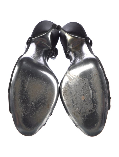 Prada Satin Slingback Sandals