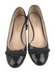 Prada Patent Leather Bow Accents Pumps