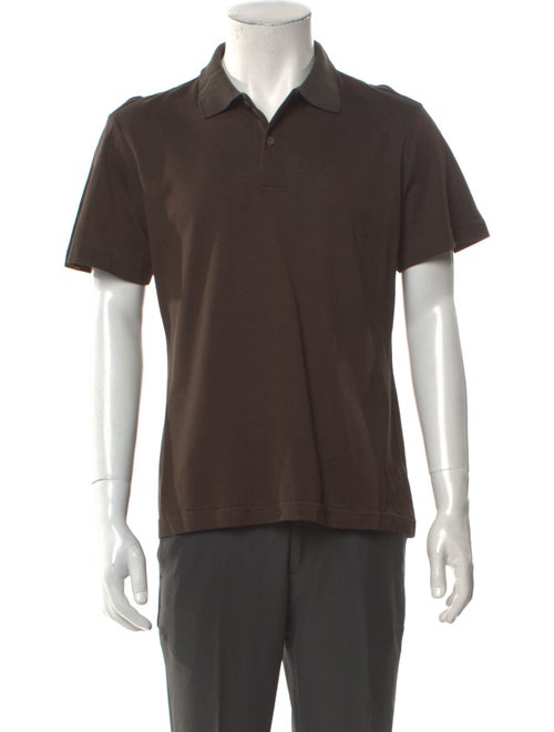 Prada Late 1990's - Early 2000's V-Neck Polo Shirt
