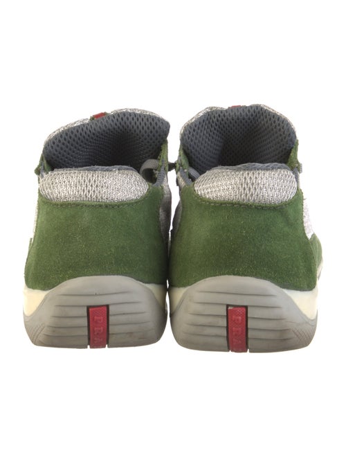 Prada Suede Printed Sneakers