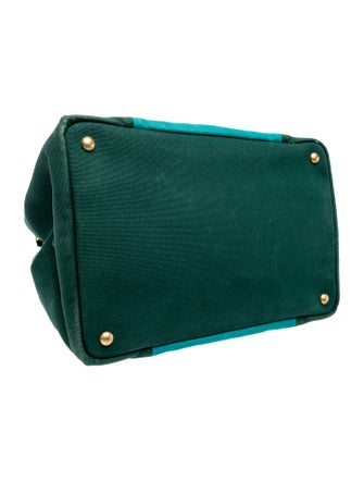 Prada Enameled Metal Triangle Canapa