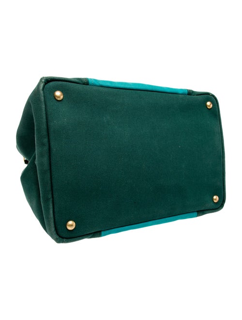 Prada Enameled Metal Triangle Canapa