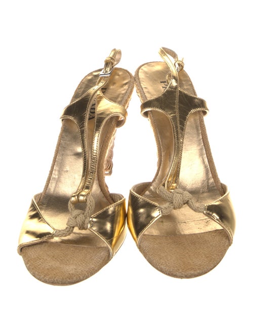 Prada Leather Slingback Sandals