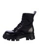 Prada Leather Combat Boots