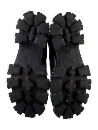 Prada Leather Combat Boots