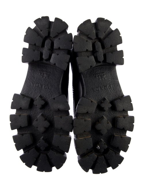 Prada Leather Combat Boots