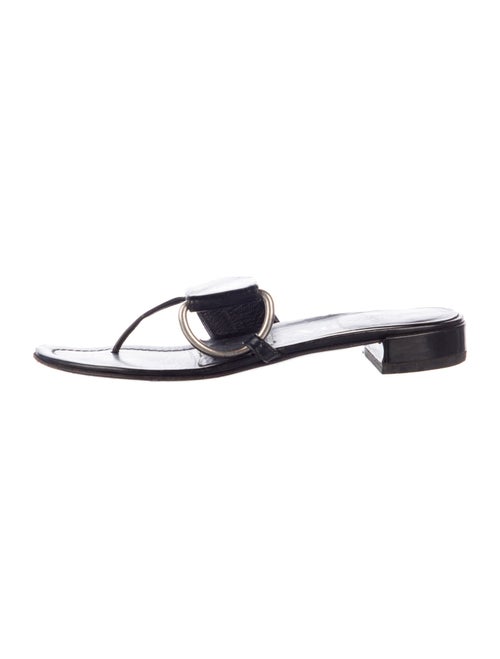 Prada Patent Leather Slides
