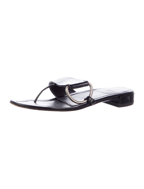 Prada Patent Leather Slides
