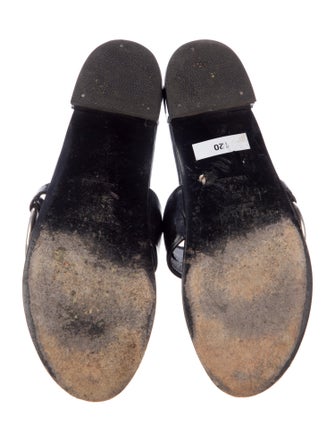 Prada Patent Leather Slides