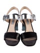 Prada Leather Slingback Sandals