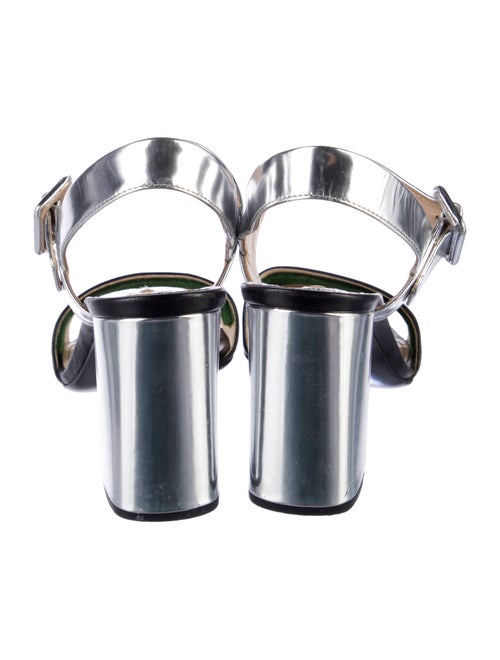 Prada Leather Slingback Sandals