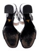 Prada Leather Slingback Sandals