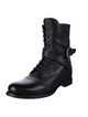 Prada Leather Combat Boots