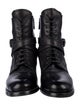 Prada Leather Combat Boots
