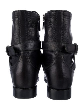 Prada Leather Combat Boots