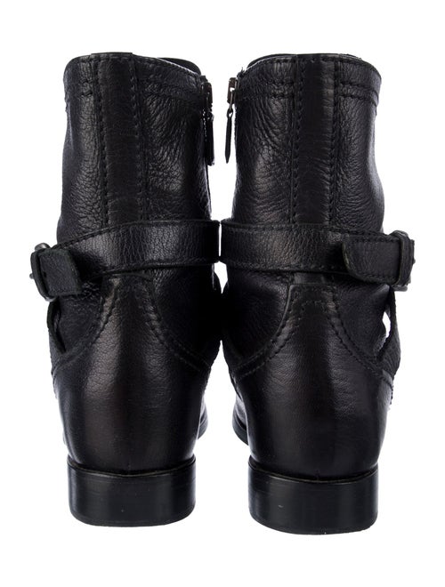 Prada Leather Combat Boots