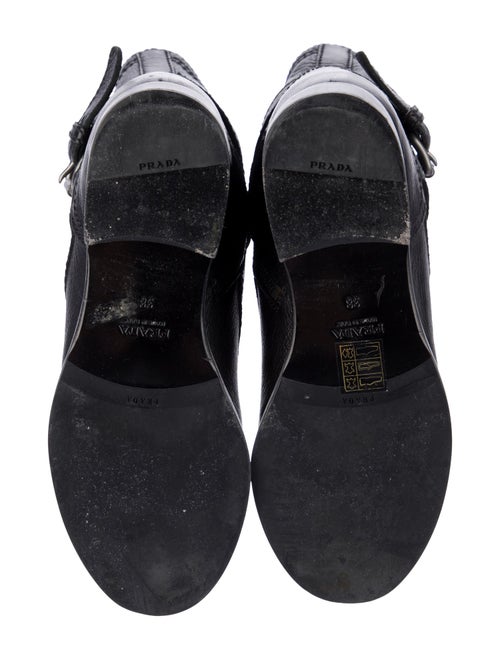 Prada Leather Combat Boots