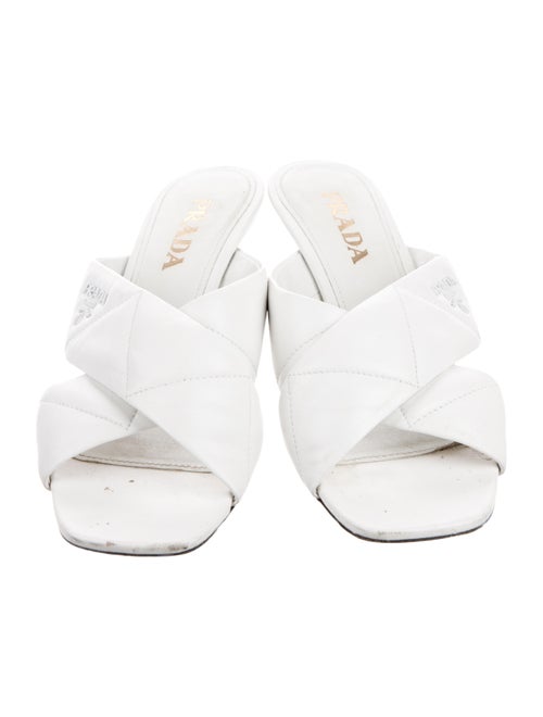 Prada Leather Slides