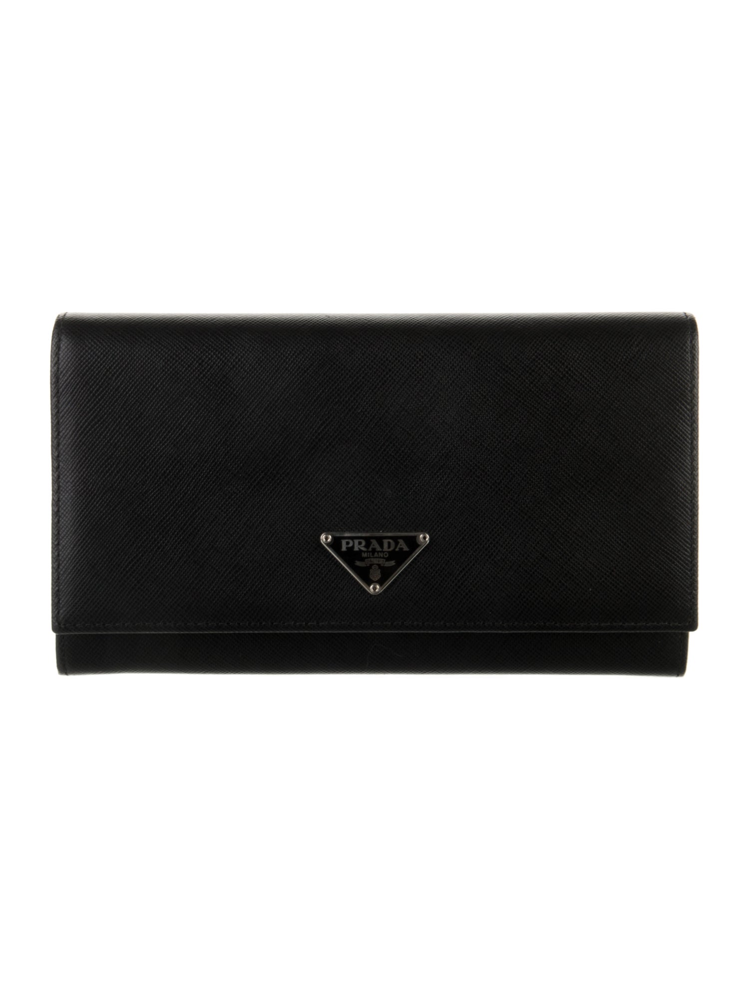 Prada Saffiano Lux Leather Continental Wallet