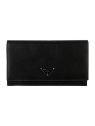 Prada Saffiano Lux Leather Continental Wallet